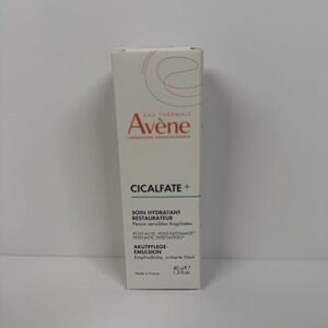 Avene Cicalfate+ Hydrating Skin Recovery Emulsion 40ml 1.3oz Exp 01/2026